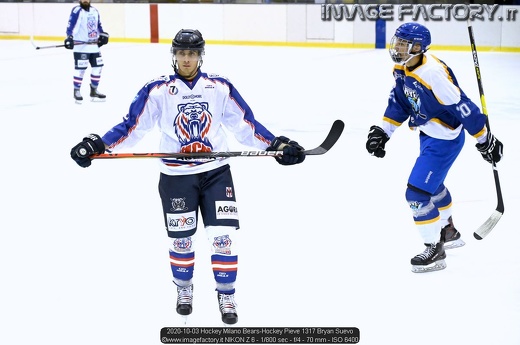 2020-10-03 Hockey Milano Bears-Hockey Pieve 1317 Bryan Suevo